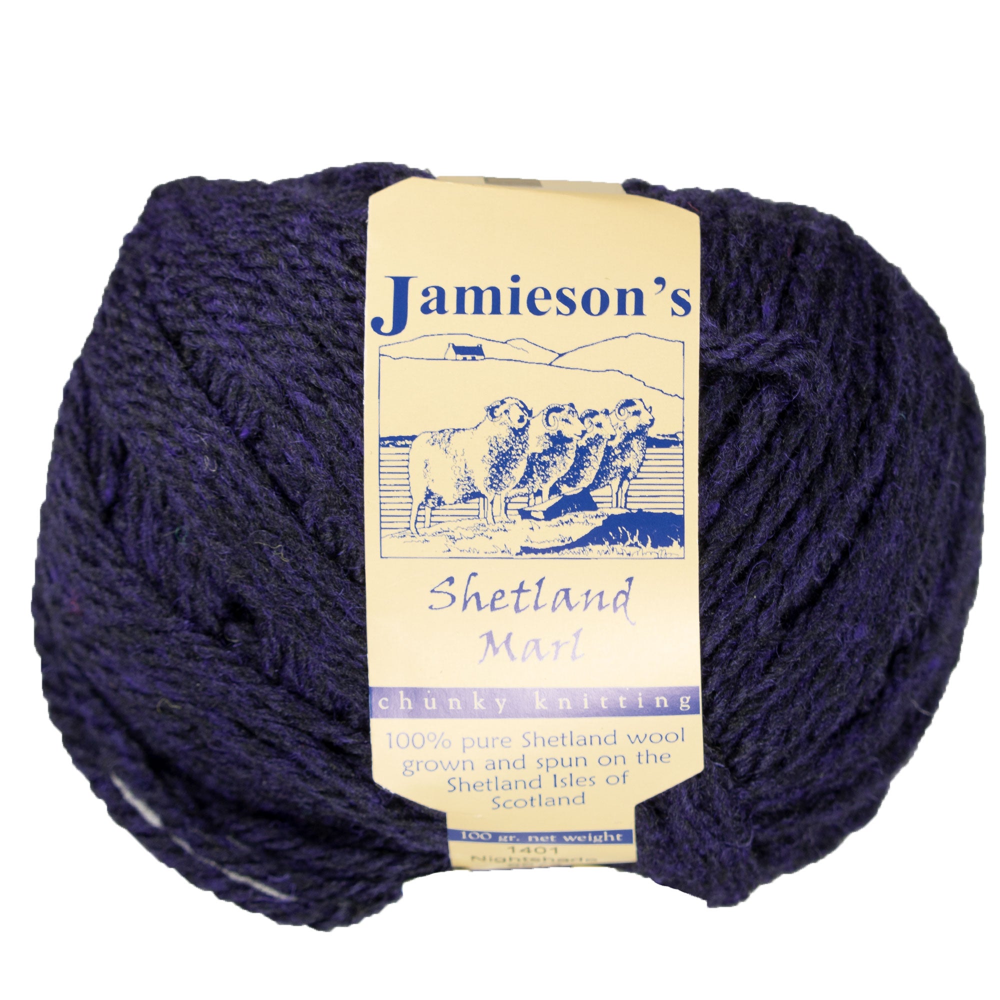 Jamieson's of Shetland Marl Chunky Yarn - 2111 Bonfire Jamieson's of Shetland Marl Chunky Yarn - 2111 Bonfire