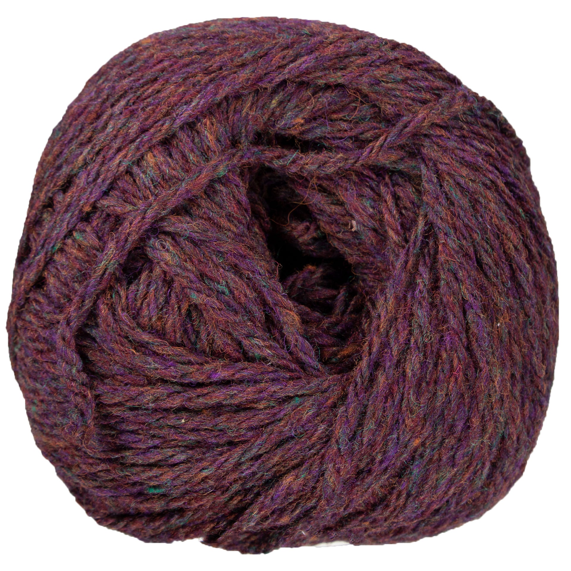 Jamieson's of Shetland Marl Chunky Yarn - 239 Purple Heather - Zoom Image
