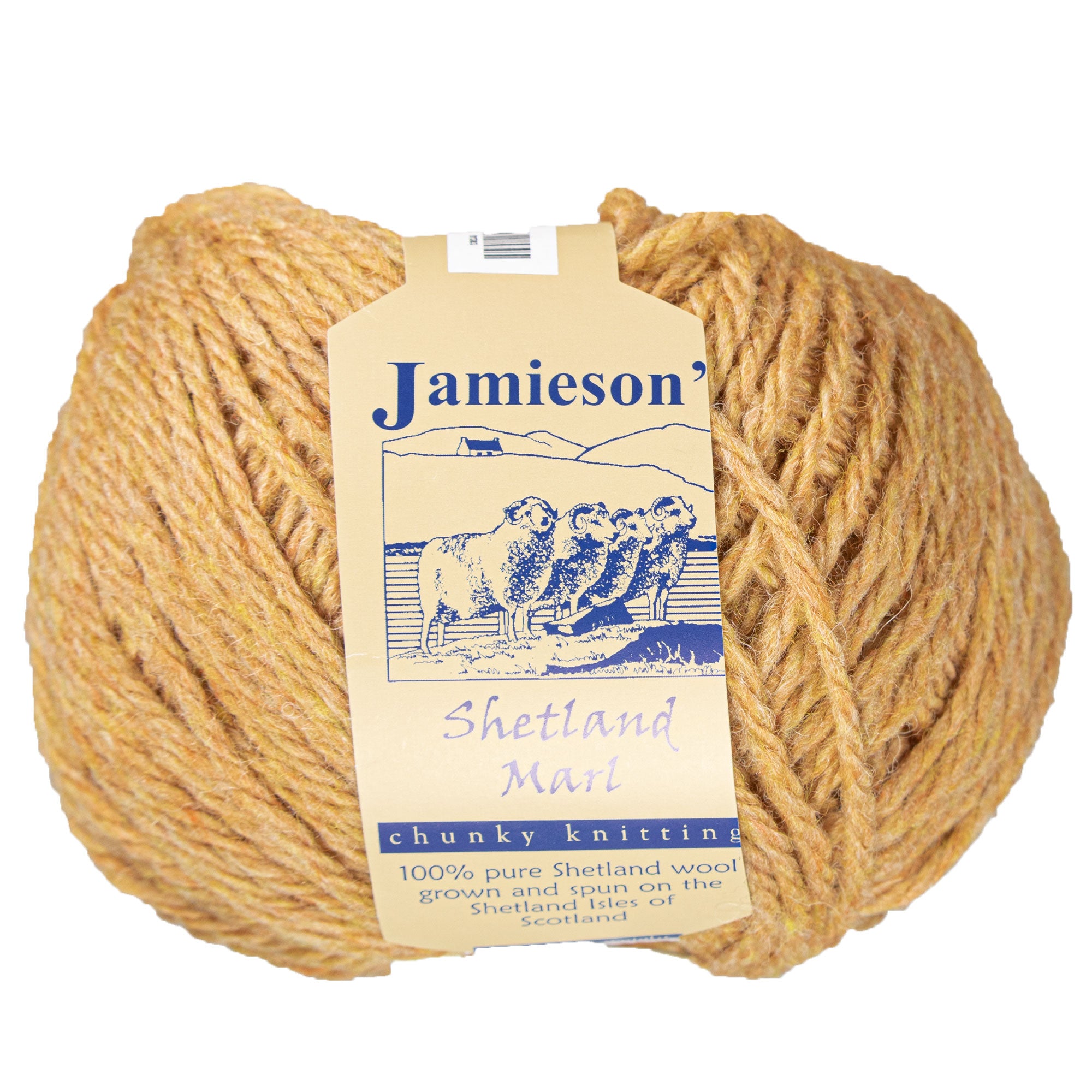 Jamieson's of Shetland Marl Chunky Yarn - 383 Husk - Zoom Image