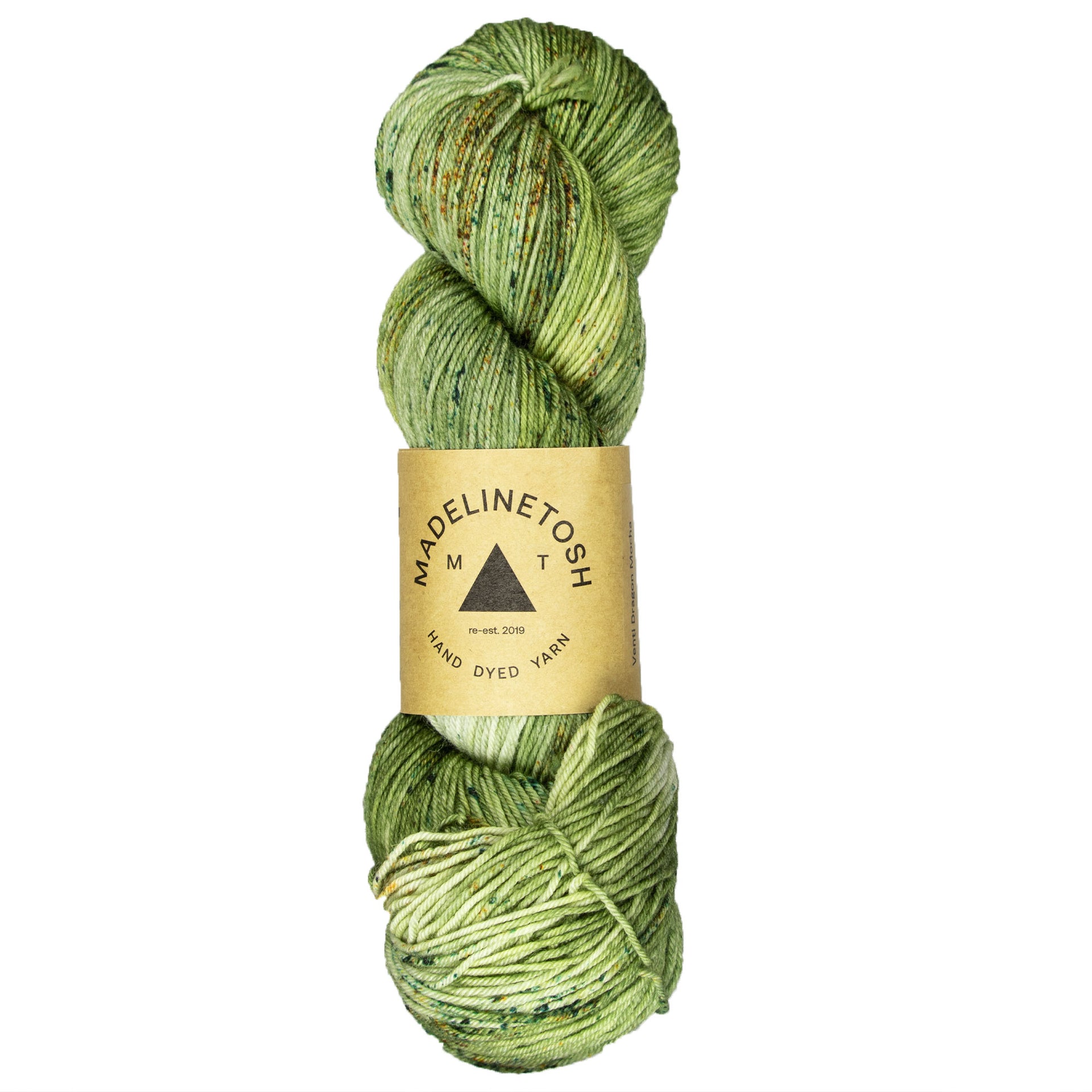 Madelinetosh Woolcycle Sport Yarn - Venti Dragon Mocha - Zoom Image
