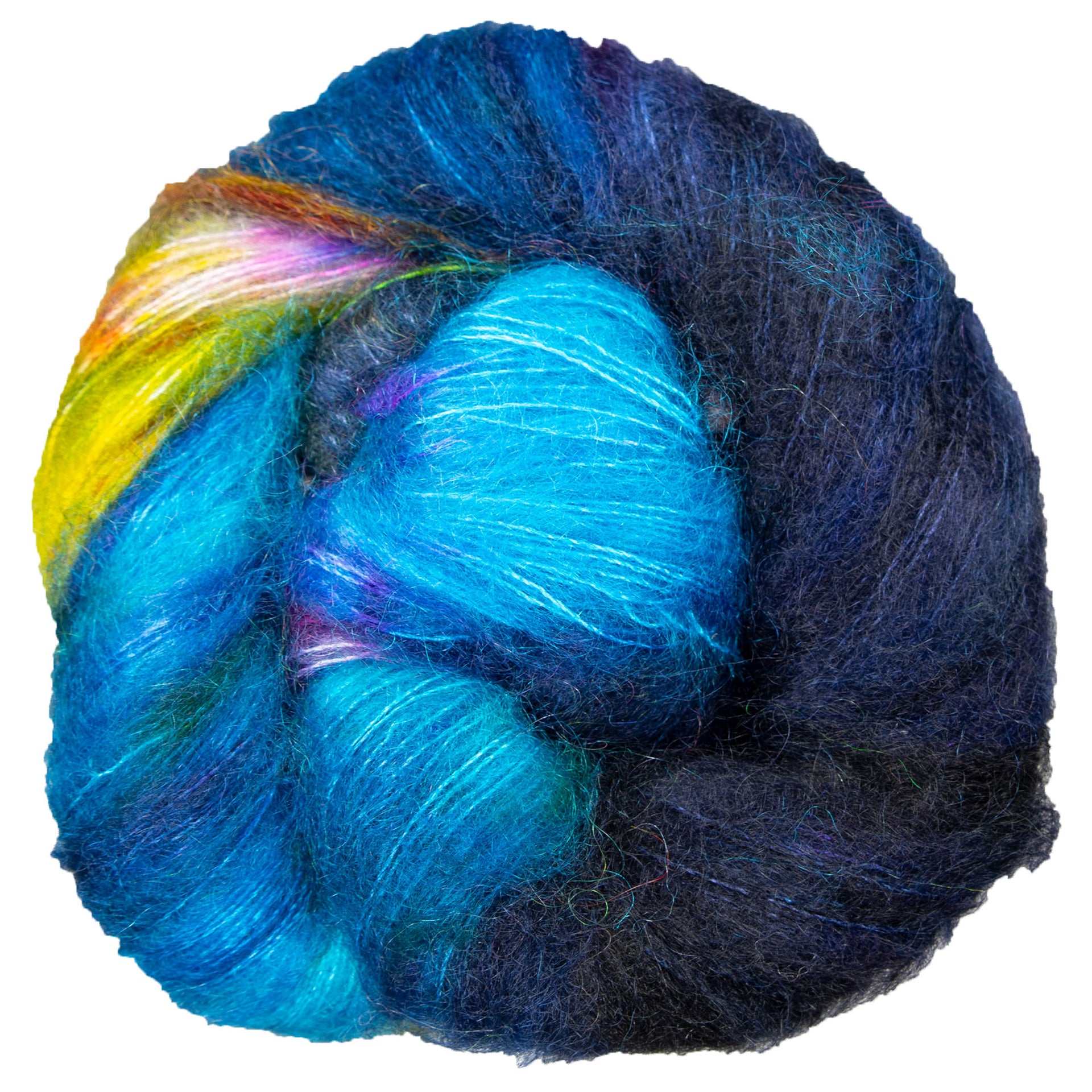 Hedgehog Fibres KidSilk Lace Yarn - Squid - Zoom Image
