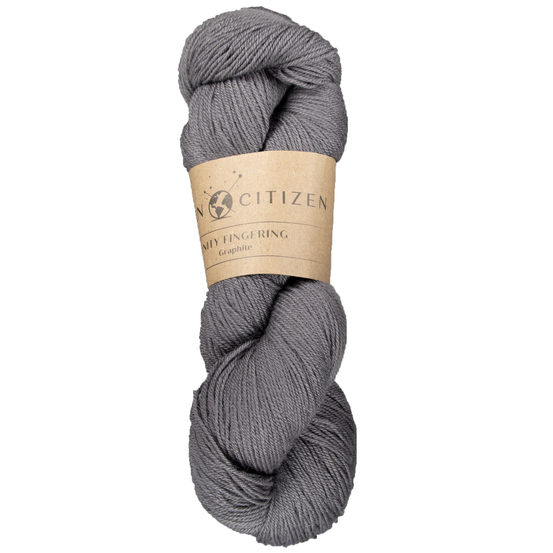 Yarn Citizen Unity Fingering Yarn - Graphite - Zoom Image
