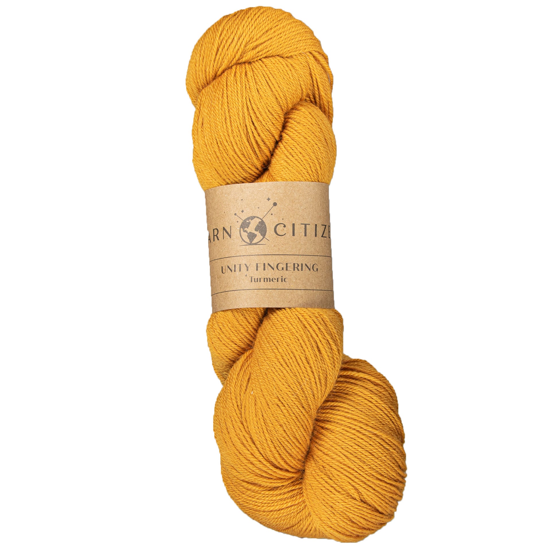 Yarn Citizen Unity Fingering Yarn - Turmeric - Zoom Image
