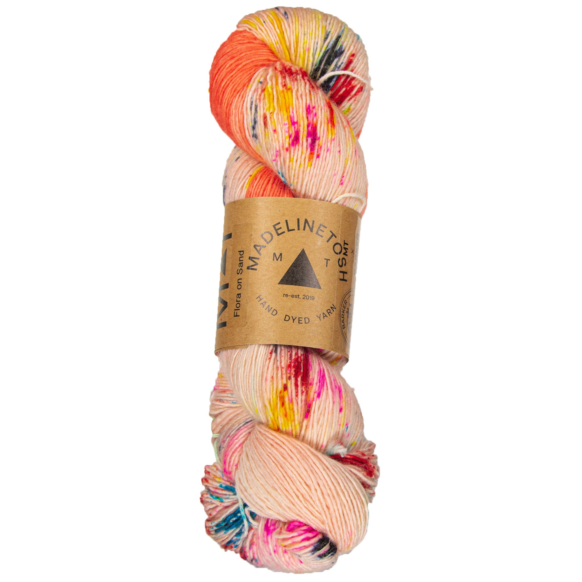 Madelinetosh Tosh Merino Light Yarn - Barker Wool: Flora on Sand - Zoom Image