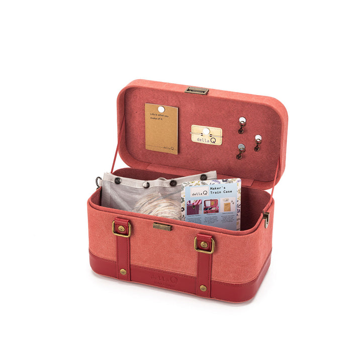 della Q Maker's Train Case - Canyon Rose - Extra Image