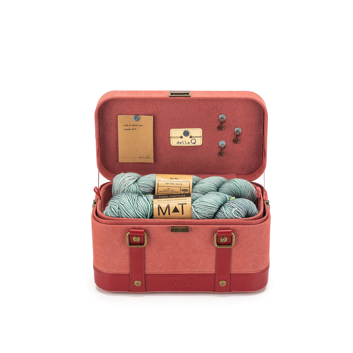 della Q Maker's Train Case - Canyon Rose - Extra Image