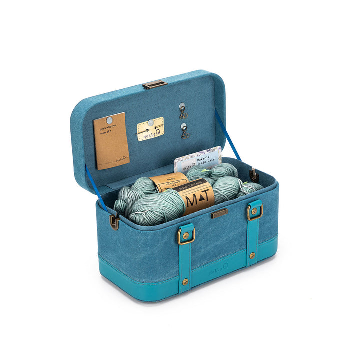 della Q Maker's Train Case - Teal - Extra Image