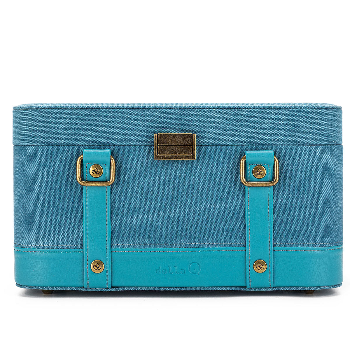 della Q Maker's Train Case - Teal - Extra Image

