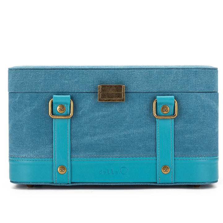 della Q Maker's Train Case - Teal - Zoom Image