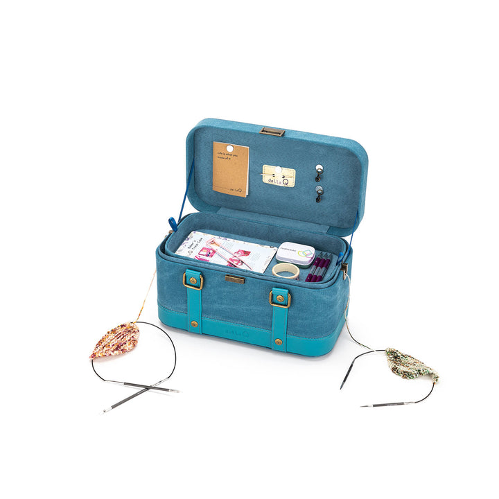 della Q Maker's Train Case - Teal - Extra Image