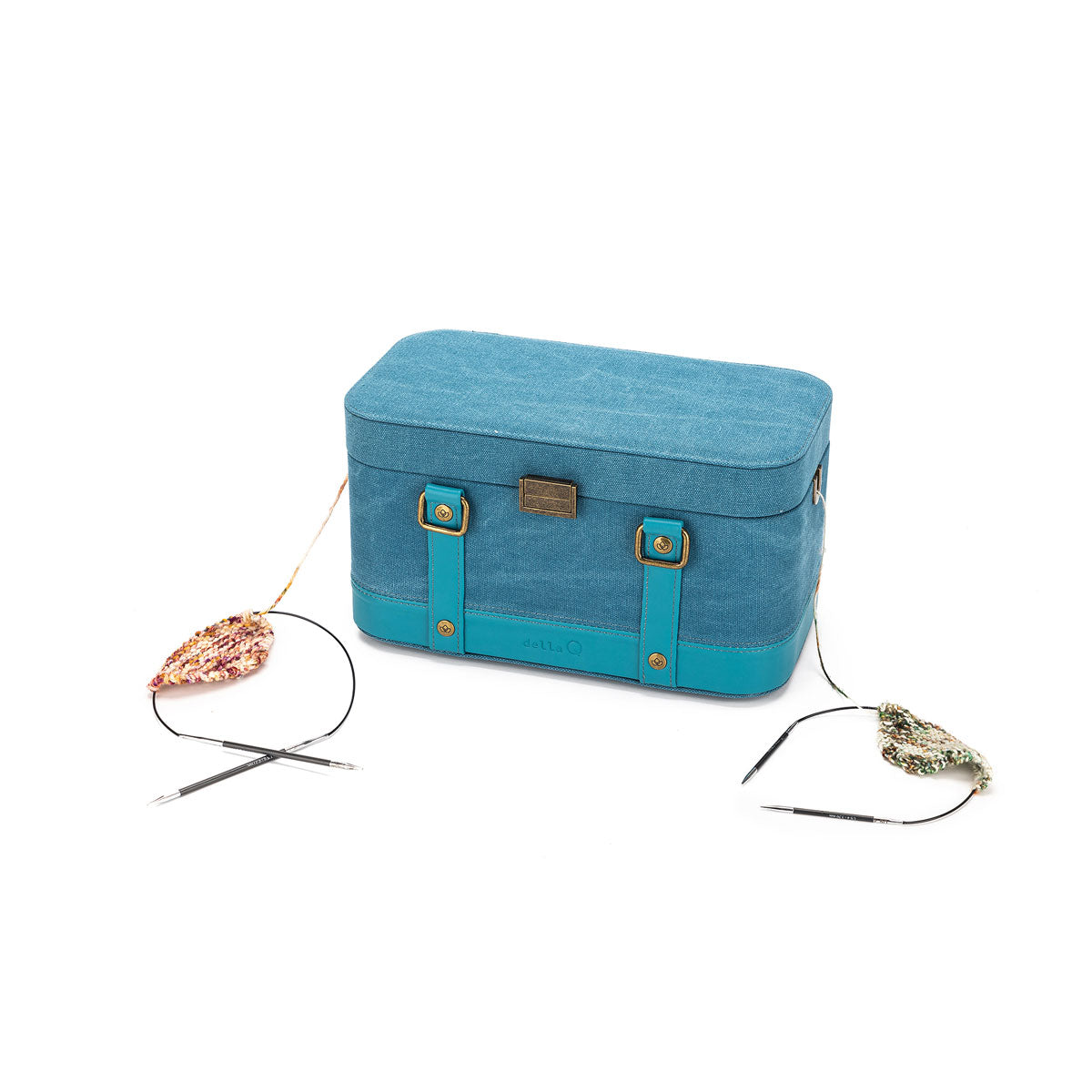 della Q Maker's Train Case - Teal - Extra Image