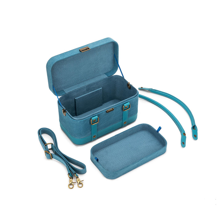 della Q Maker's Train Case - Teal - Extra Image