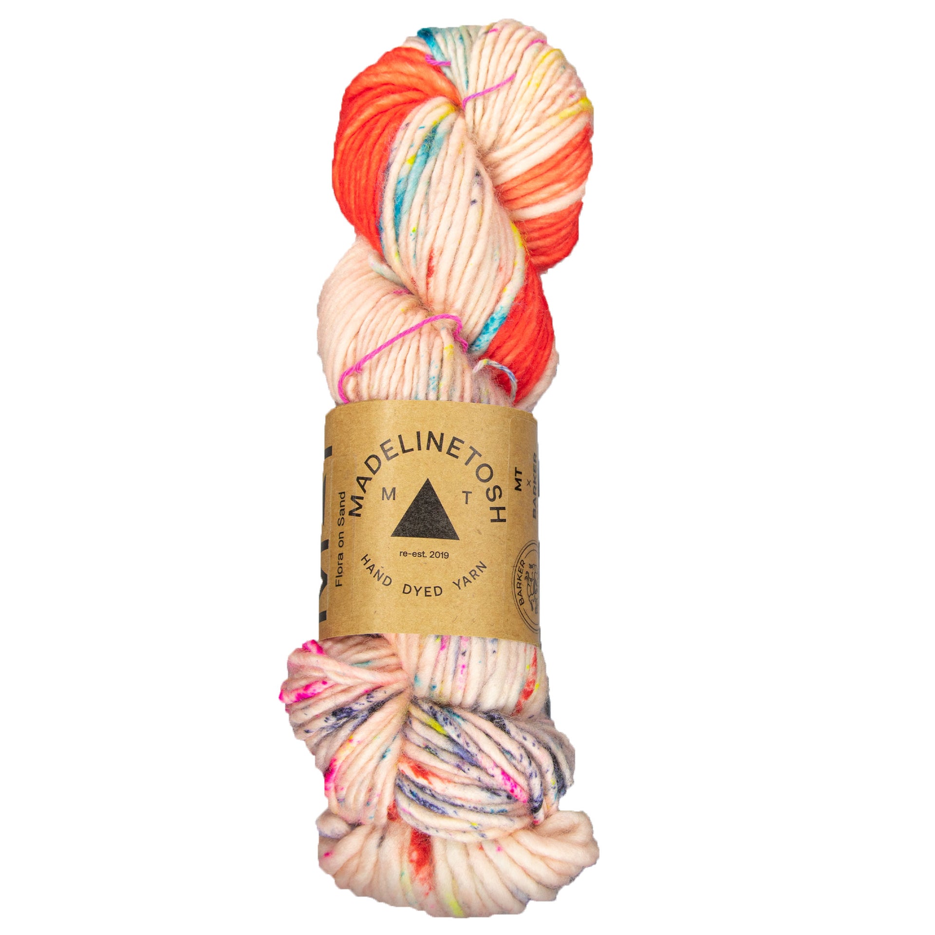 Madelinetosh A.S.A.P. Yarn - Barker Wool: Flora on Sand - Zoom Image
