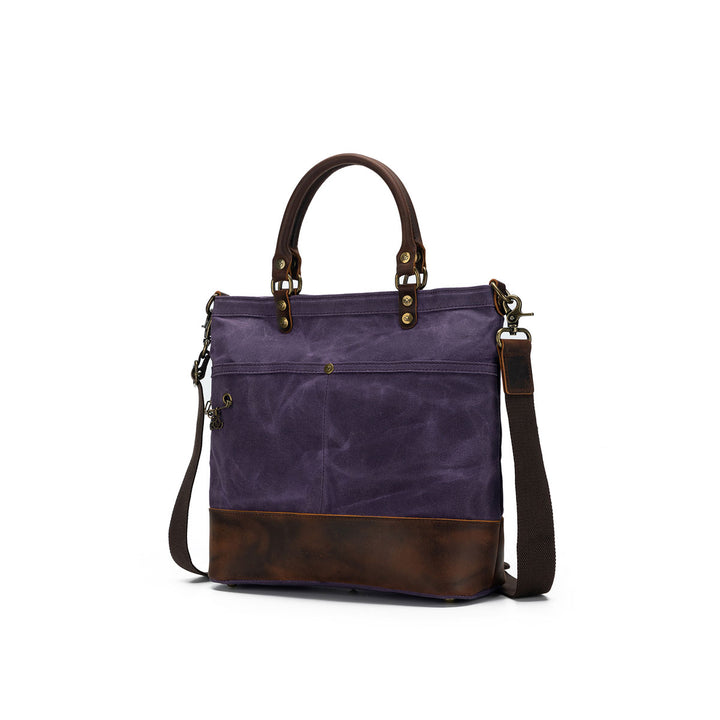 della Q Maker's Canvas Tote - Purple - Extra Image