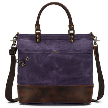 della Q Maker's Canvas Tote - Purple - Zoom Image