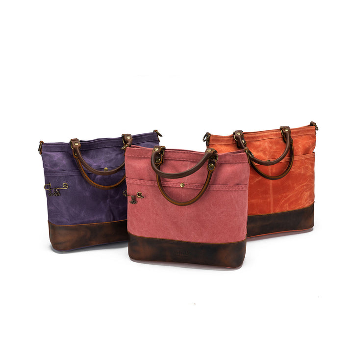 della Q Maker's Canvas Tote - Purple - Extra Image