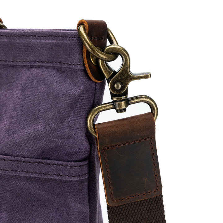 della Q Maker's Canvas Tote - Purple - Extra Image