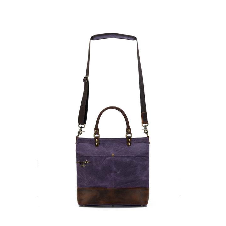 della Q Maker's Canvas Tote - Purple - Extra Image