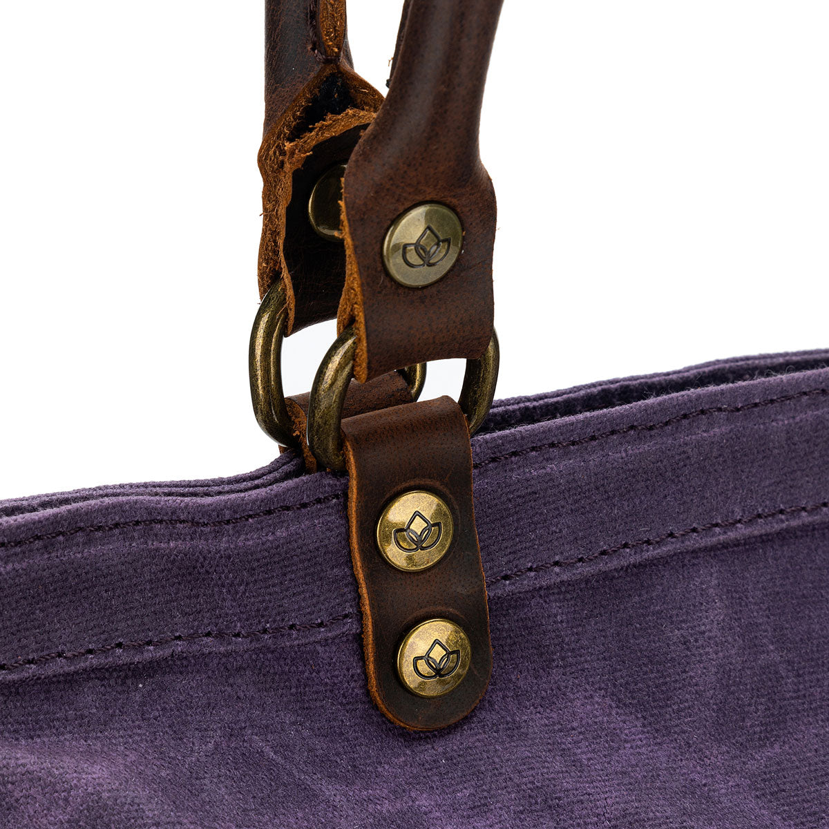 della Q Maker's Canvas Tote - Purple - Extra Image