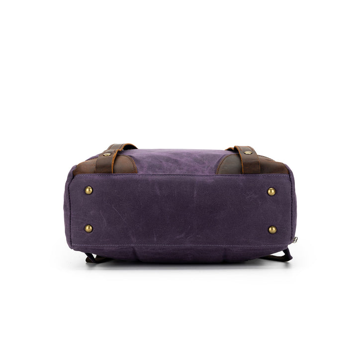 della Q Maker's Canvas Backpack - Purple - Extra Image