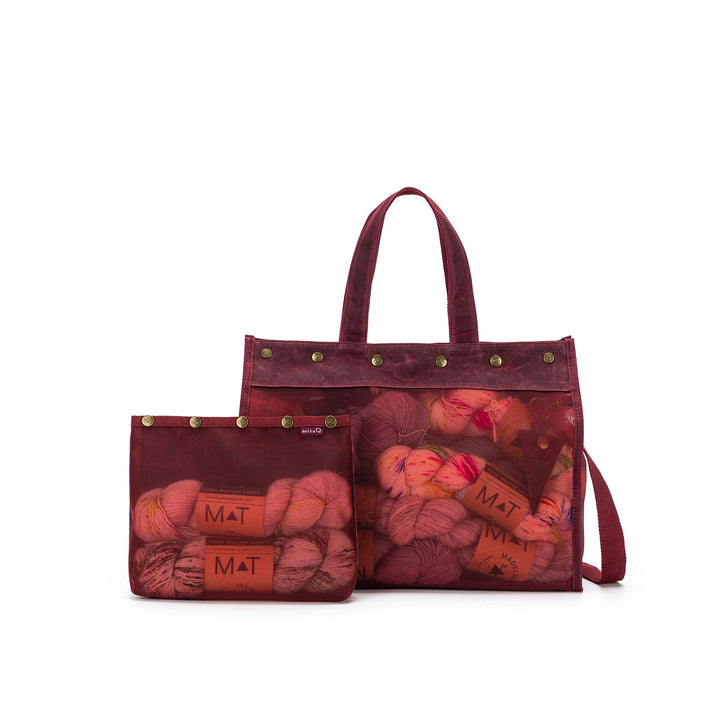 della Q Maker's Mesh Tote - Red - Extra Image