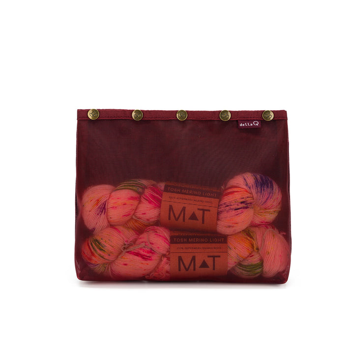 della Q Maker's Mesh Tote - Red - Extra Image