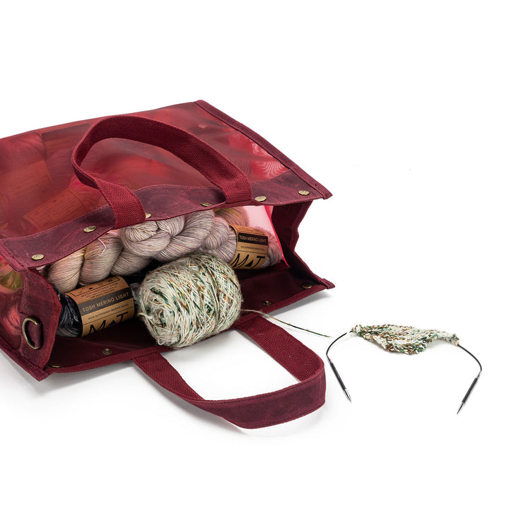 della Q Maker's Mesh Tote - Red - Extra Image