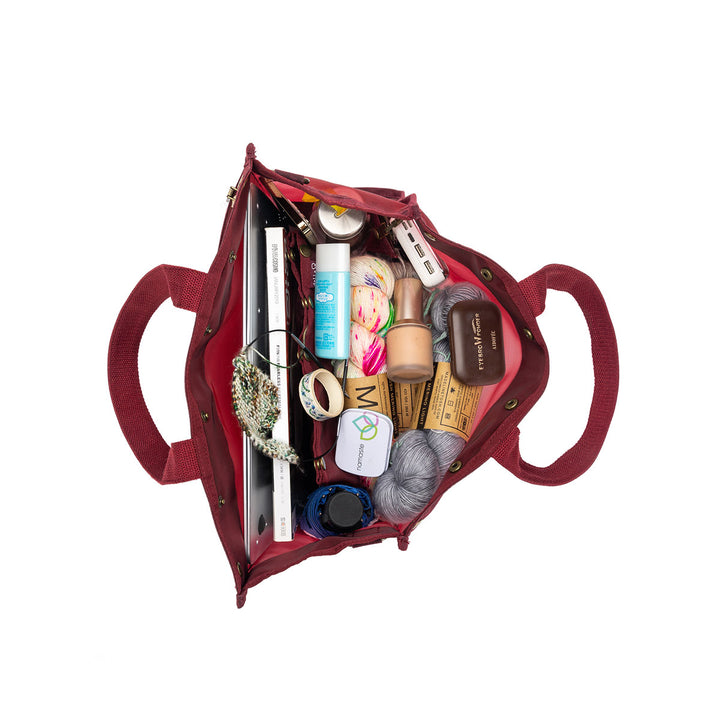 della Q Maker's Mesh Tote - Red - Extra Image