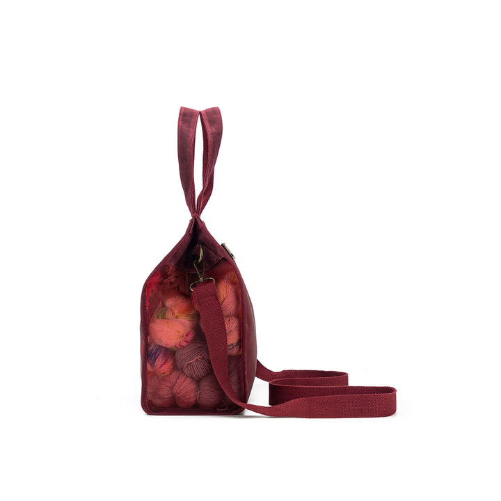 della Q Maker's Mesh Tote - Red - Extra Image