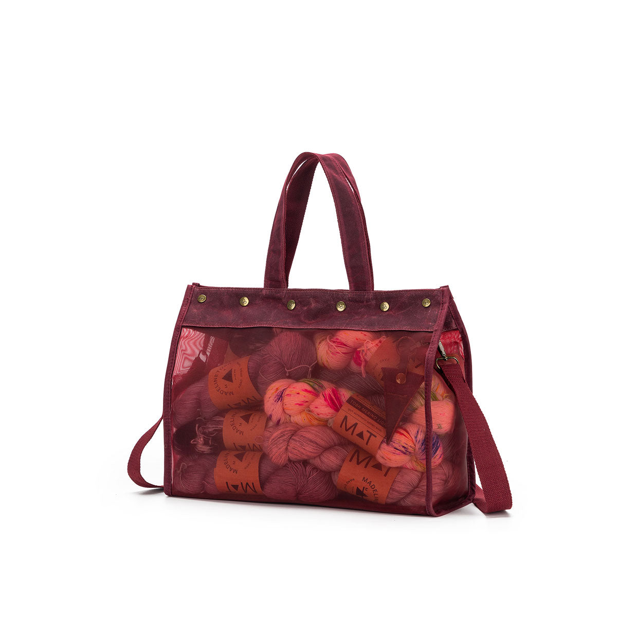 della Q Maker's Mesh Tote - Red - Extra Image