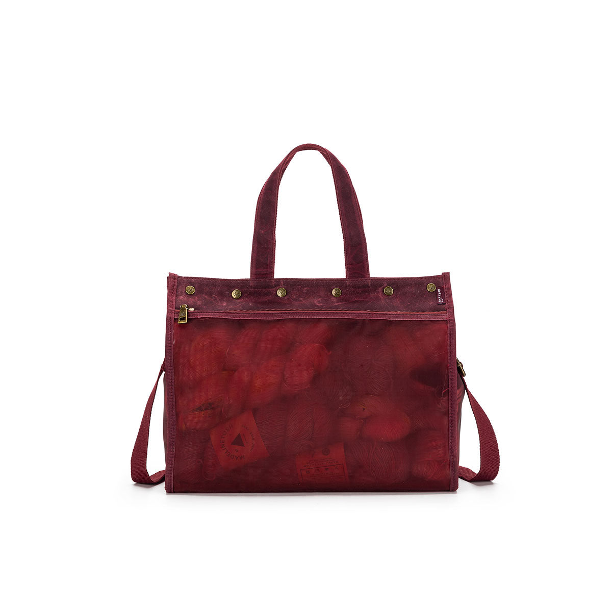 della Q Maker's Mesh Tote - Red - Extra Image