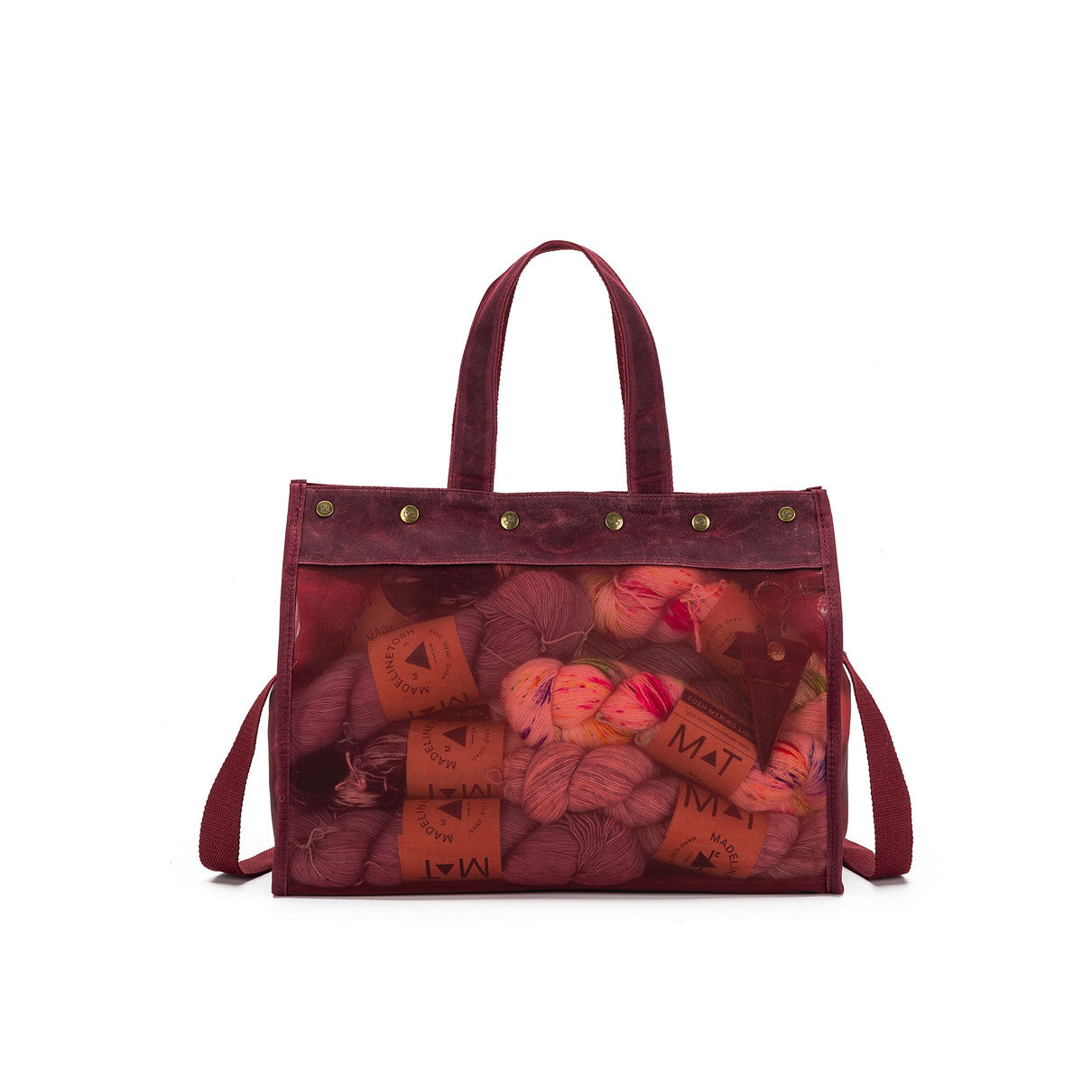 della Q Maker's Mesh Tote - Red - Extra Image