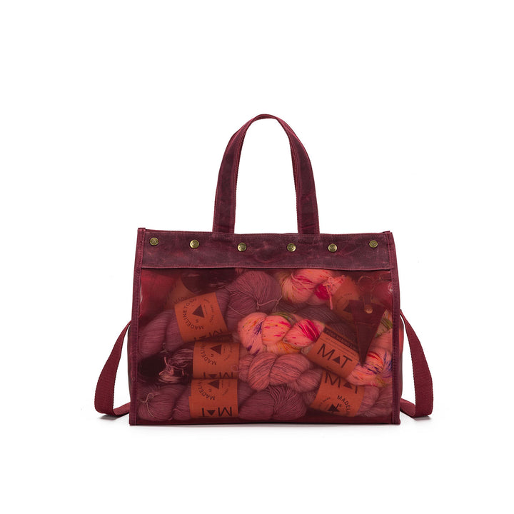 della Q Maker's Mesh Tote - Red - Extra Image