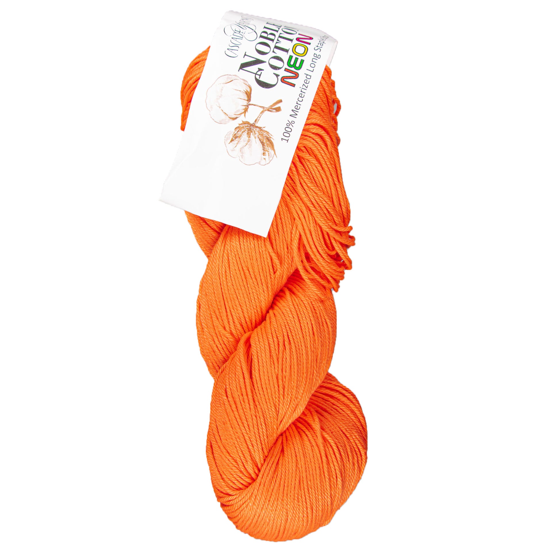 Cascade Yarns Noble Cotton Yarn - 403 Orange - Zoom Image
