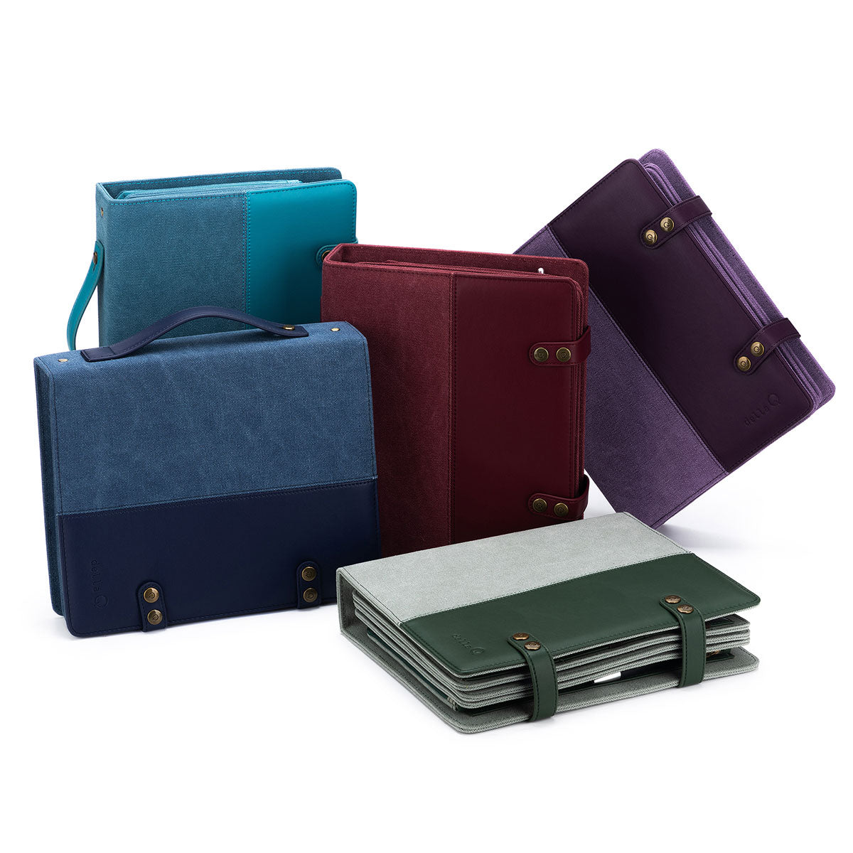 della Q Hook & Needle Notebook - Indigo - Extra Image