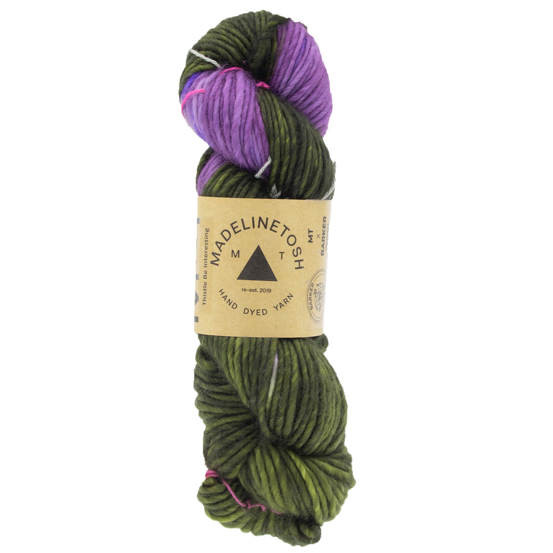 Madelinetosh A.S.A.P. Yarn - Barker Wool: Thistle Be Interesting - Zoom Image

