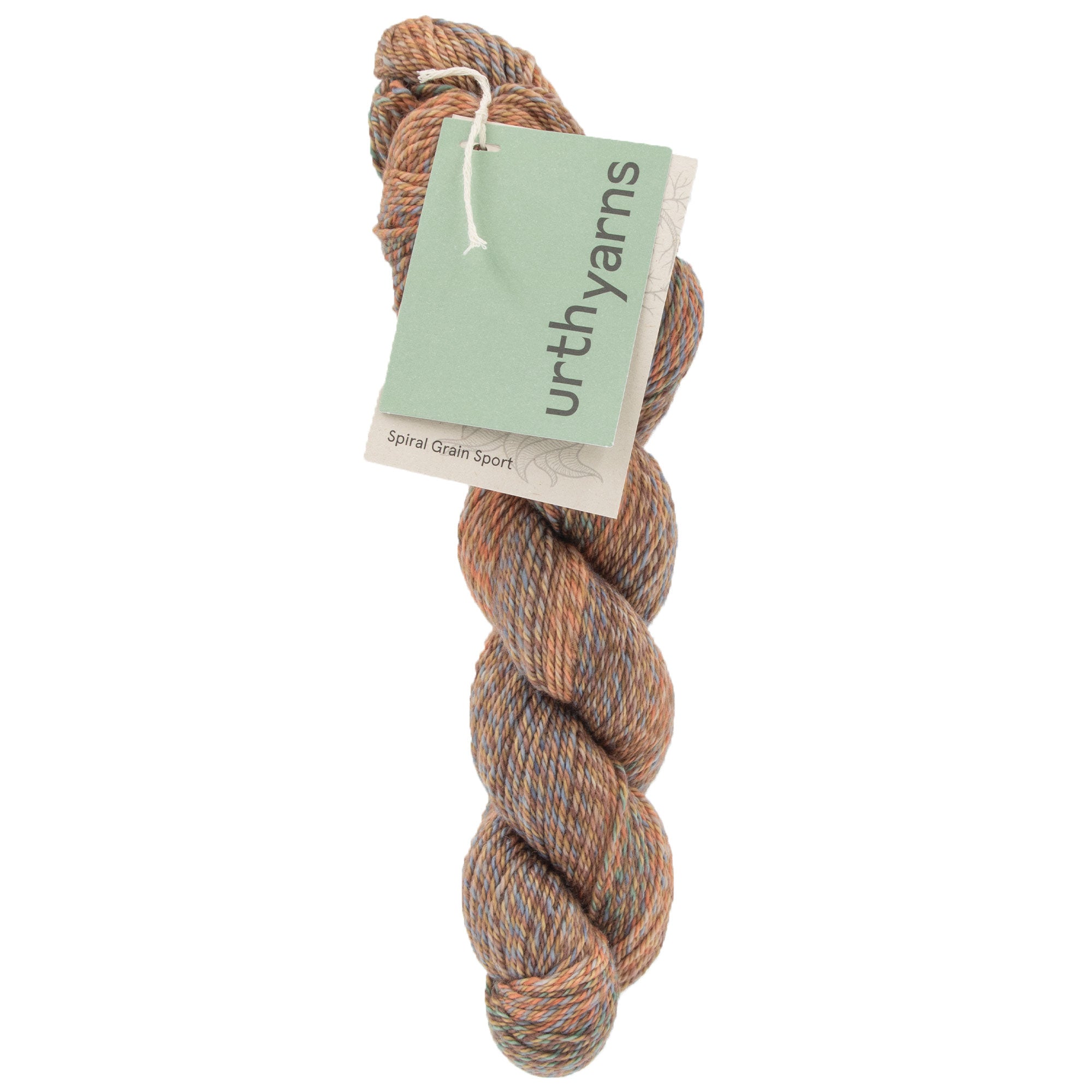 Urth Yarns Spiral Grain Yarn - Rainbow Eucalyptus - Zoom Image