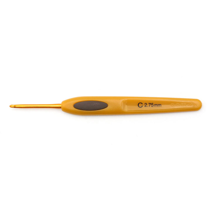 Clover Soft Touch Crochet Hooks - Aluminum Needles - Size C (2.75mm) - Extra Image
