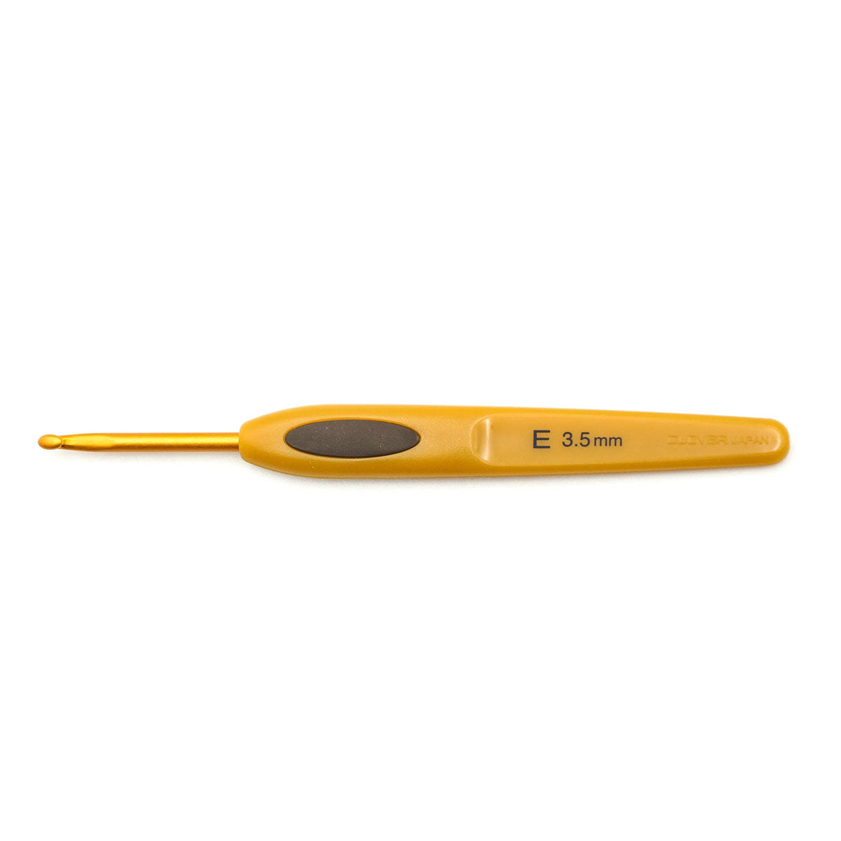 Clover Soft Touch Crochet Hooks - Aluminum Needles - Size E (3.5mm) - Extra Image