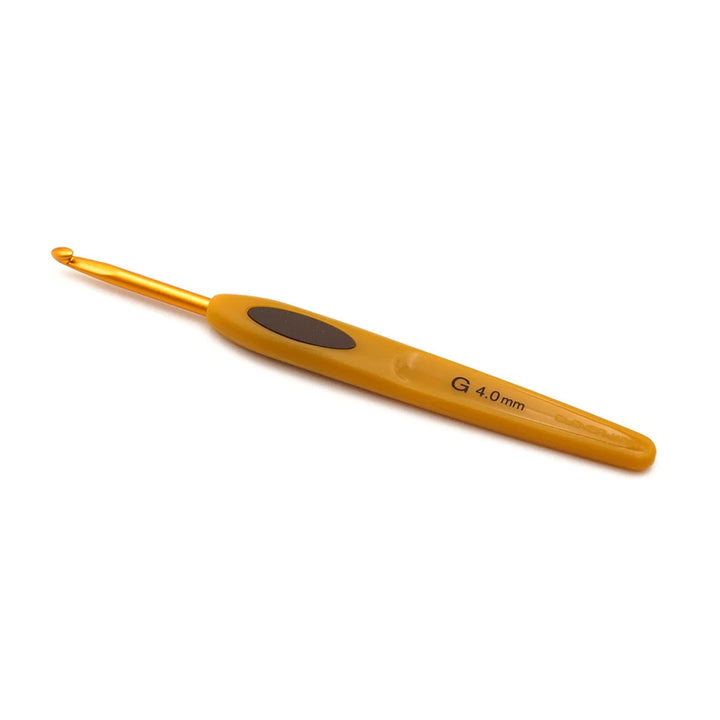 Clover Soft Touch Crochet Hooks - Aluminum Needles - Size G (4.00mm) - Extra Image