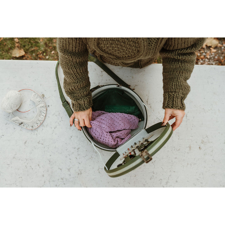 della Q Maker's Hat Box - Sage - Extra Image