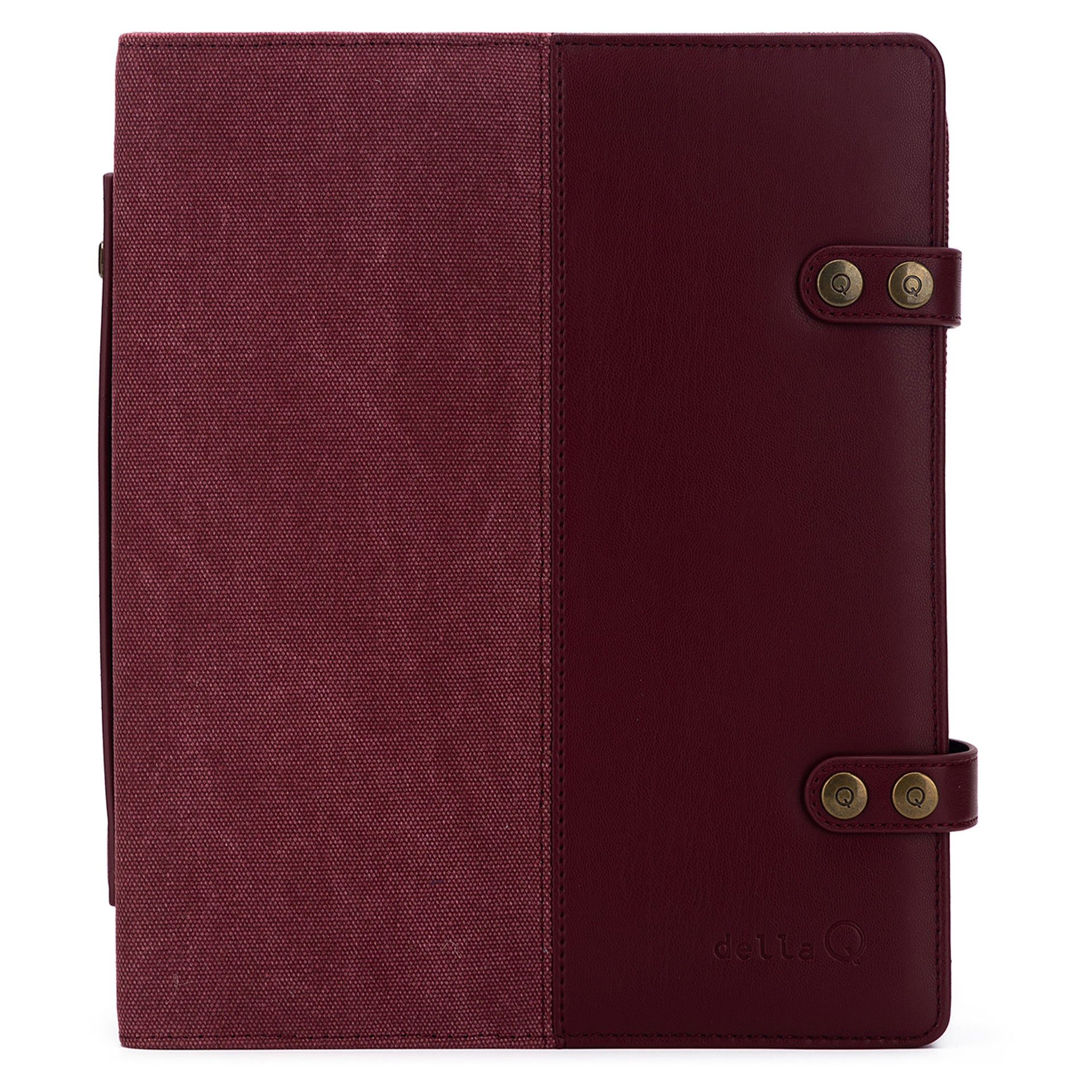della Q Hook & Needle Notebook - Maroon - Zoom Image
