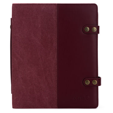 della Q Hook & Needle Notebook - Maroon - Zoom Image