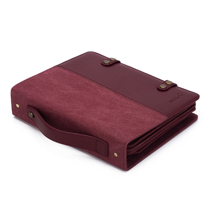 della Q Hook & Needle Notebook - Plum - Extra Image