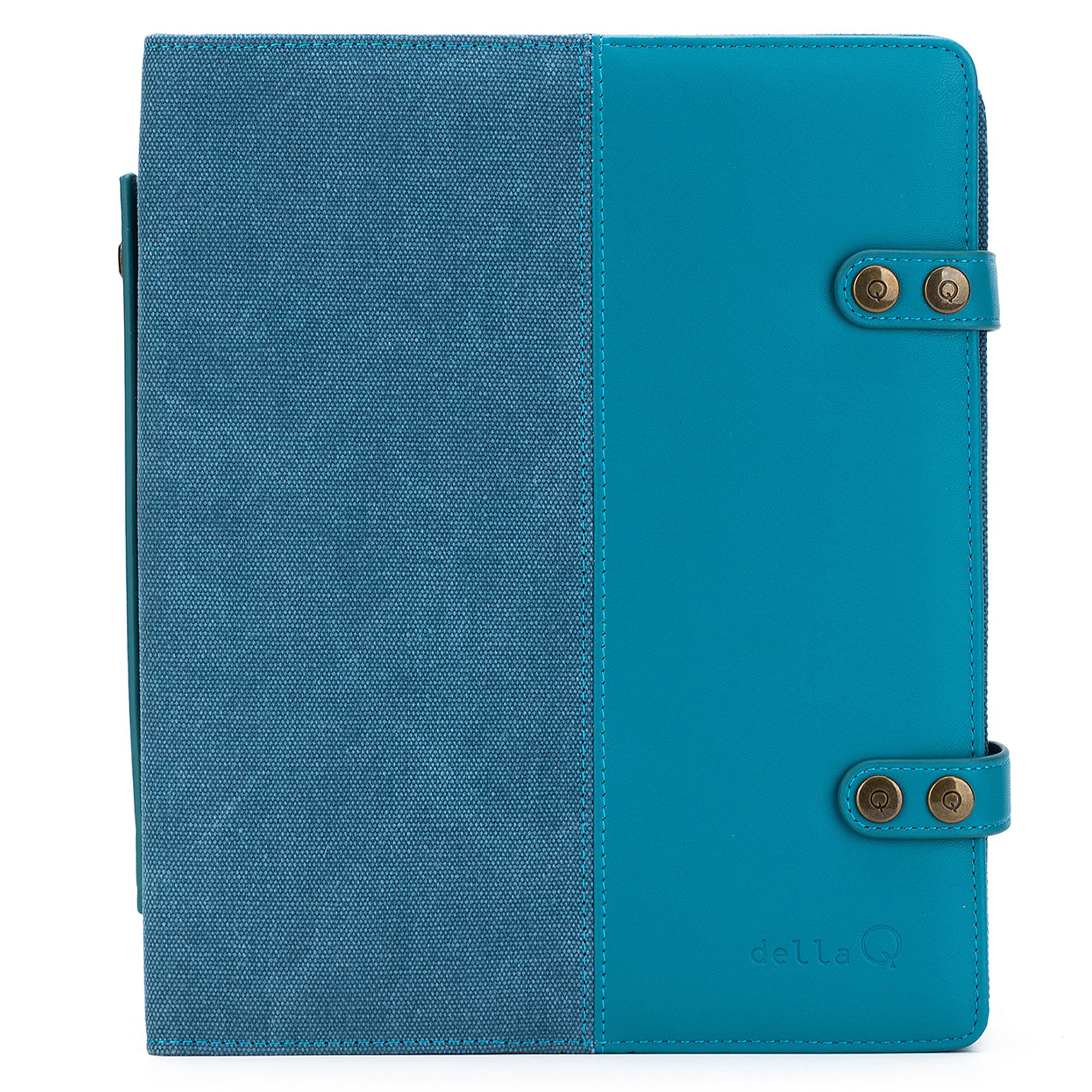 della Q Hook & Needle Notebook - Teal - Zoom Image