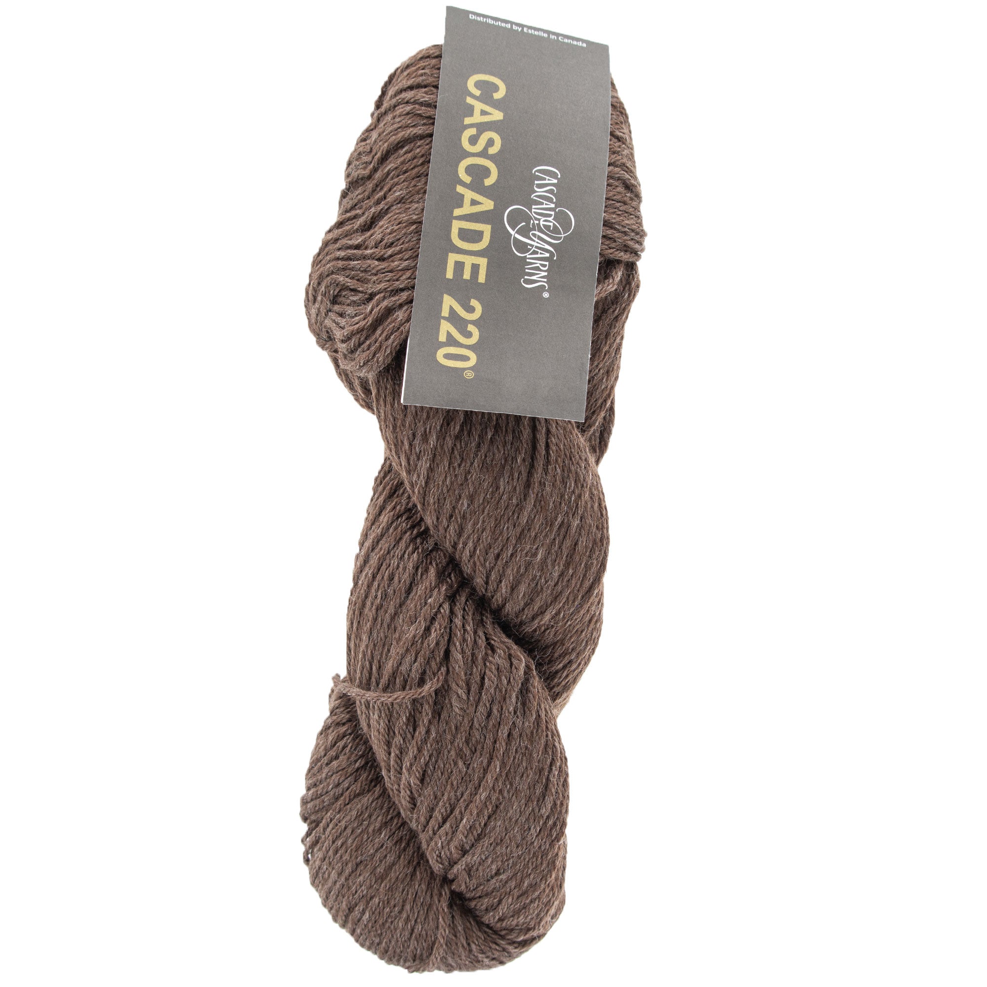 Cascade 220 Yarn - 9748 Mocha Heather - Zoom Image