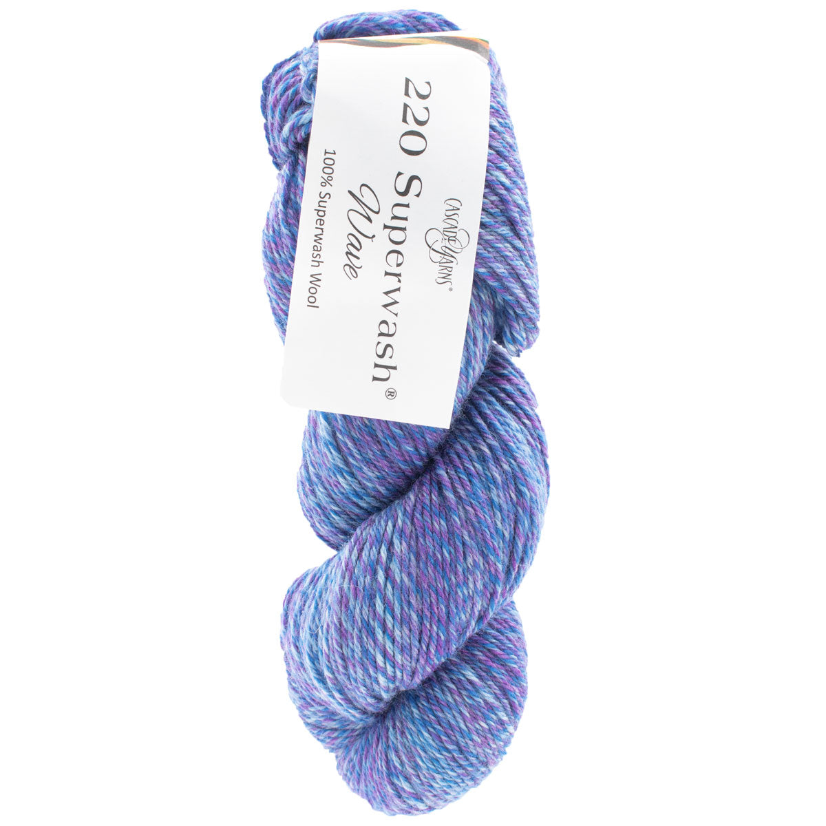 Cascade Yarns 220 Superwash Wave Yarn - 127 Blueberry - Extra Image