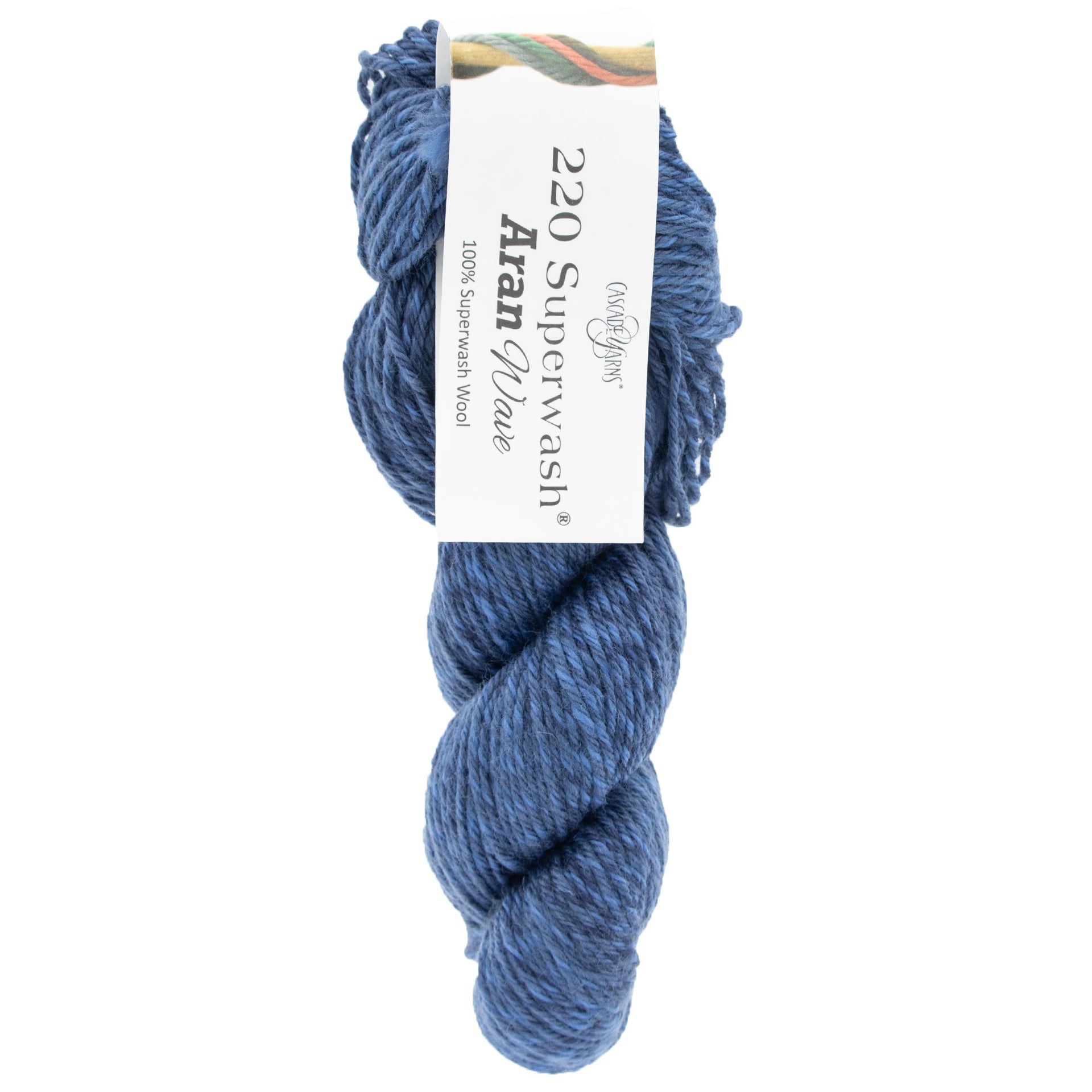 Cascade Yarns 220 Superwash Aran Wave Yarn - 106 Blue - Zoom Image
