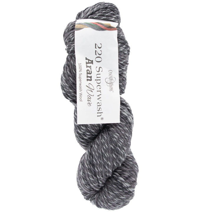 Cascade Yarns 220 Superwash Aran Wave Yarn - 110 Graphite - Zoom Image