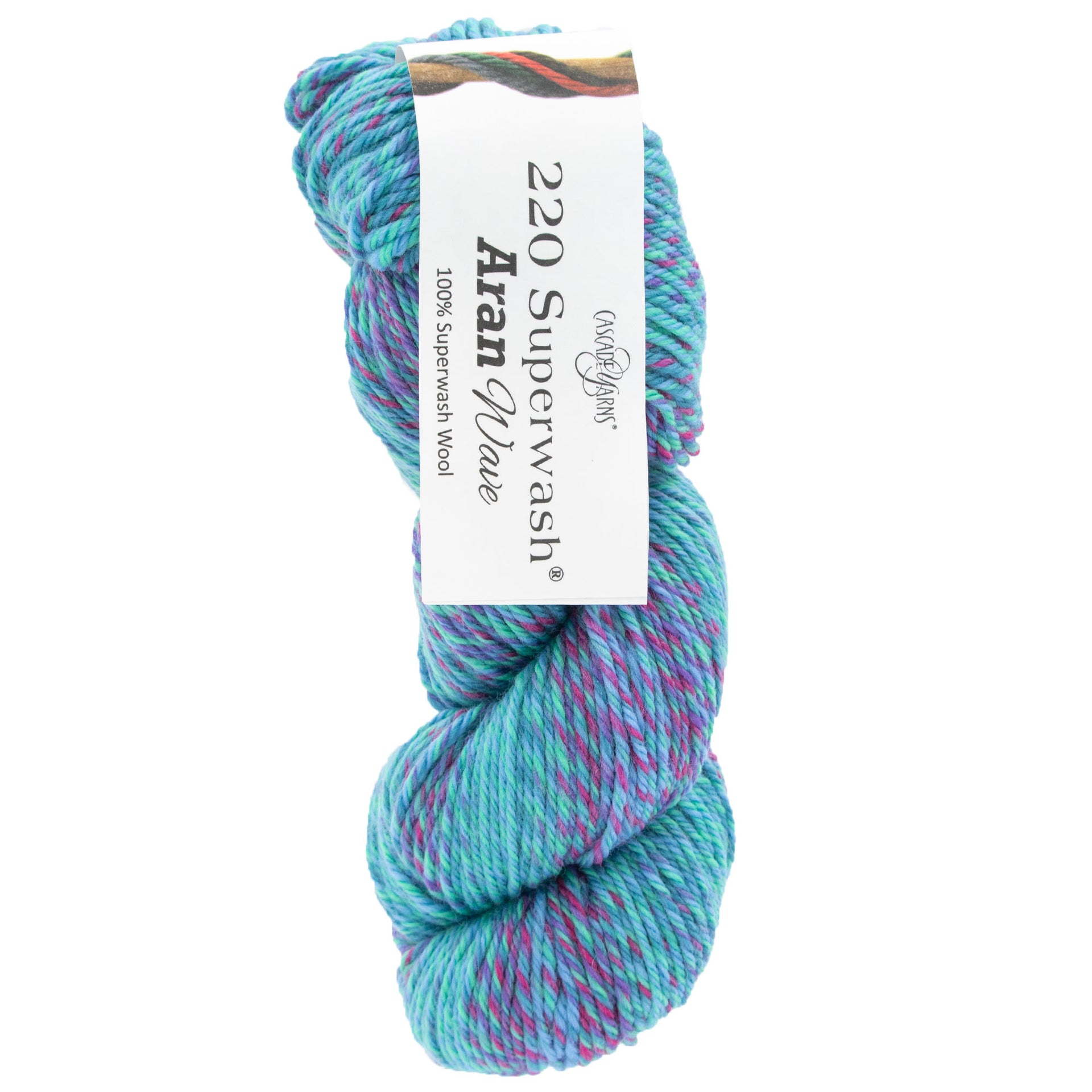 Cascade Yarns 220 Superwash Aran Wave Yarn - 114 Spring - Zoom Image
